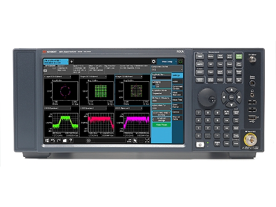 N9020B Keysight MXA 信號分析儀，多點觸控
